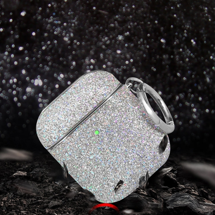 Electroplating Glitter Powder Wireless Earphone Protective Case, For AirPods 1 / 2, For AirPods Pro