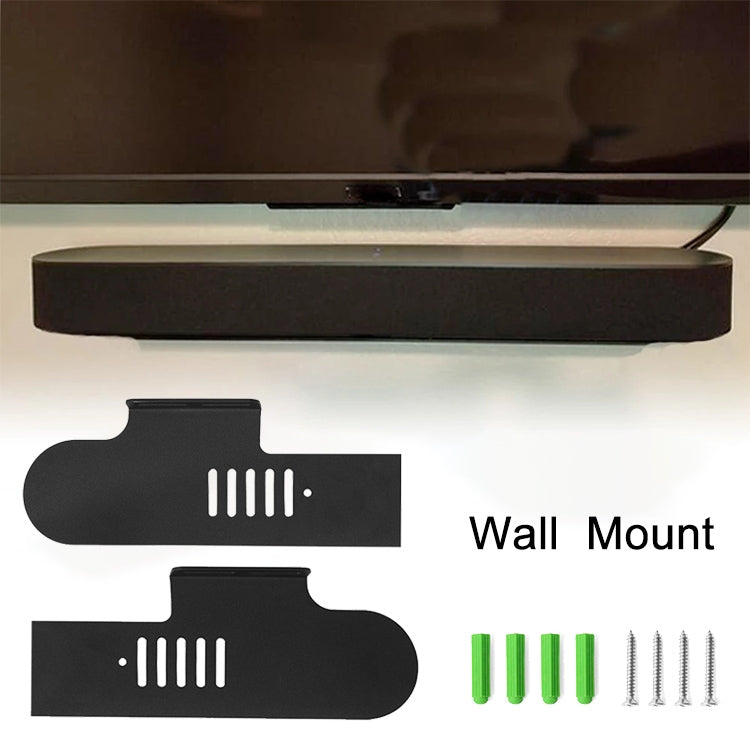 Split Sound Bar Wall-mount Bracket, For Philips CN-HTL2000 / 93 & HTL1500, For Amoi L2 / L3 / L5 / L7 / L8 / L9, For Harman/Kardon Citation Bar, For Ohayo H6 / H8, For Amoi U2 / U5 / U6 / U7, For Garinemax Speaker, For Sansui DV-91A / DV-92A...