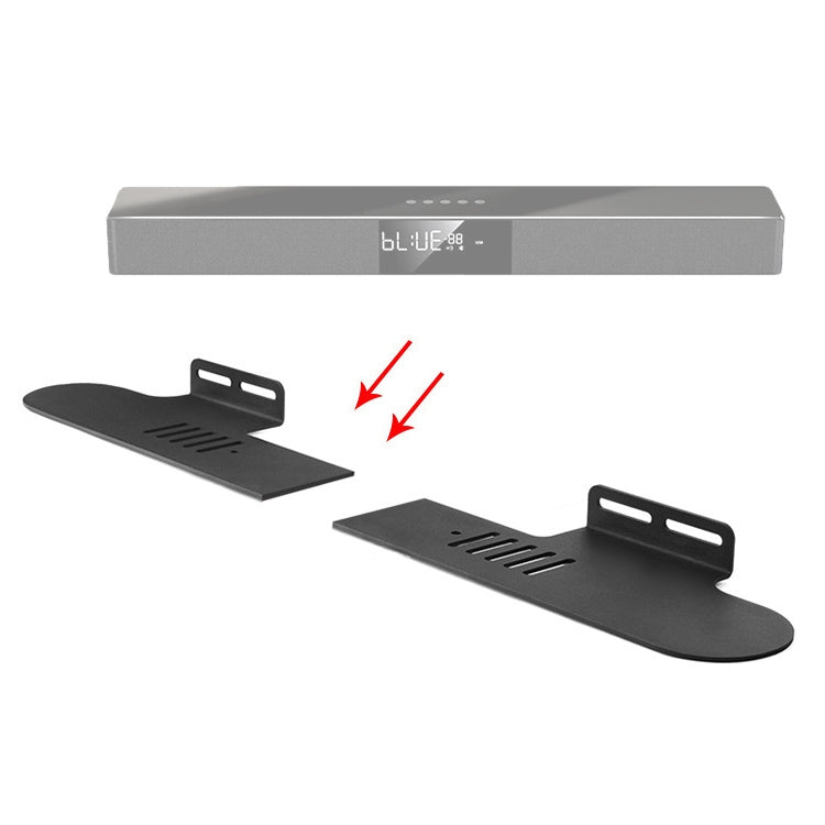 Split Sound Bar Wall-mount Bracket, For Philips CN-HTL2000 / 93 & HTL1500, For Amoi L2 / L3 / L5 / L7 / L8 / L9, For Harman/Kardon Citation Bar, For Ohayo H6 / H8, For Amoi U2 / U5 / U6 / U7, For Garinemax Speaker, For Sansui DV-91A / DV-92A...