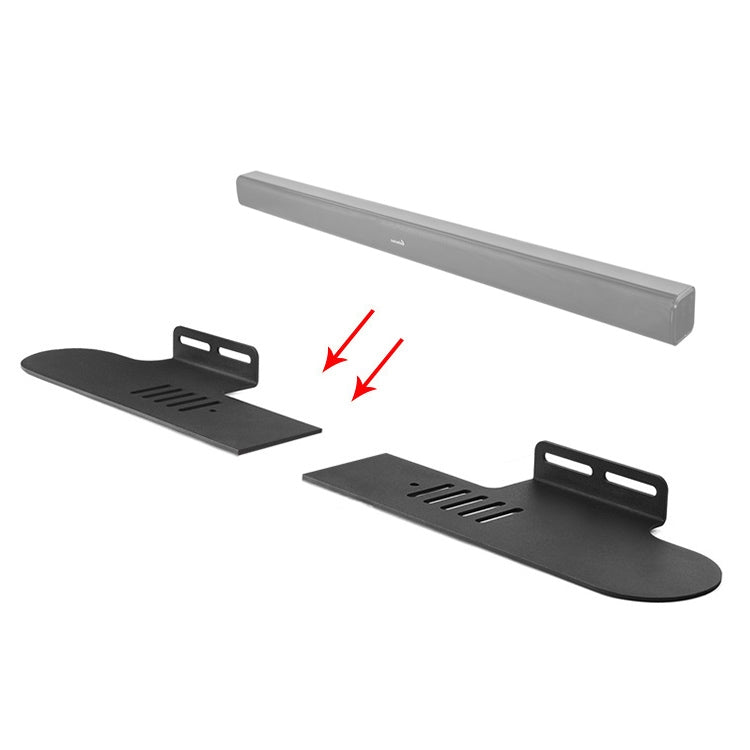 Split Sound Bar Wall-mount Bracket, For Philips CN-HTL2000 / 93 & HTL1500, For Amoi L2 / L3 / L5 / L7 / L8 / L9, For Harman/Kardon Citation Bar, For Ohayo H6 / H8, For Amoi U2 / U5 / U6 / U7, For Garinemax Speaker, For Sansui DV-91A / DV-92A...