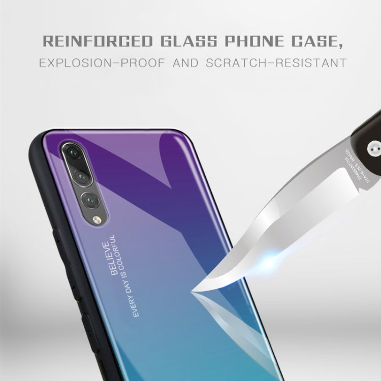 Gradient Color Glass Case, For OnePlus 7 Pro, For Huawei P20, For OPPO F11 Pro