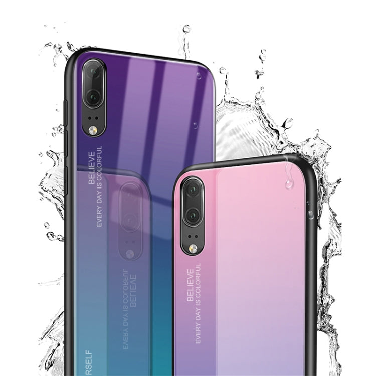 Gradient Color Glass Case, For OnePlus 7 Pro, For Huawei P20, For OPPO F11 Pro