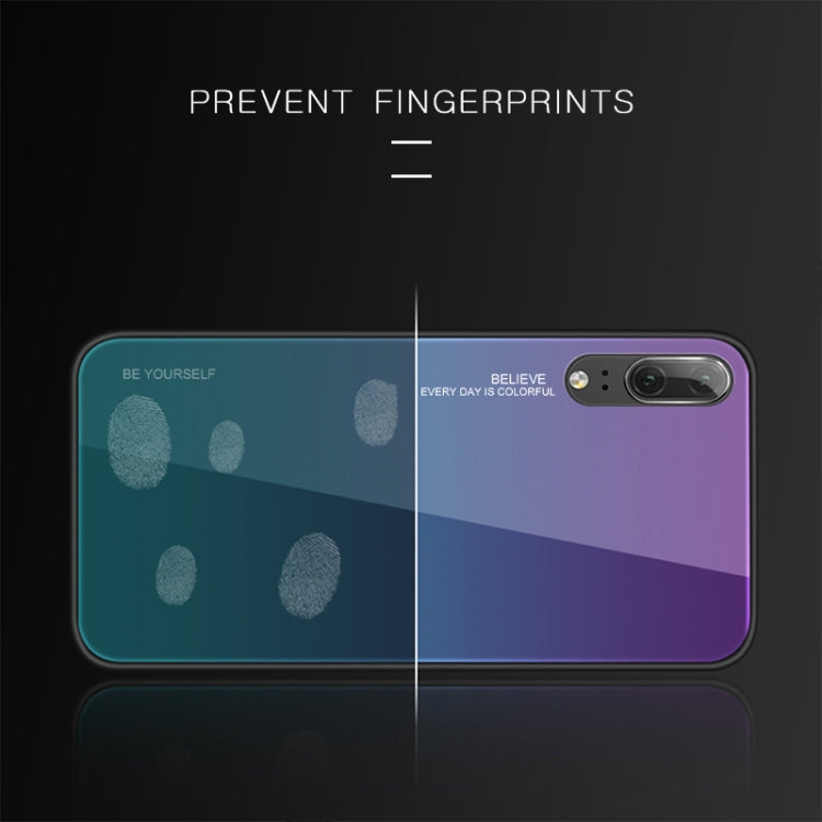 Gradient Color Glass Case, For OnePlus 7 Pro, For Huawei P20, For OPPO F11 Pro