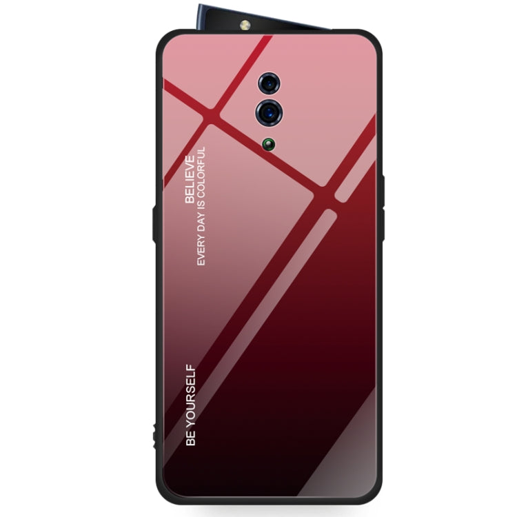 Gradient Color Glass Case, For OPPO Find X, For OPPO K1 / R15X, For OPPO R17