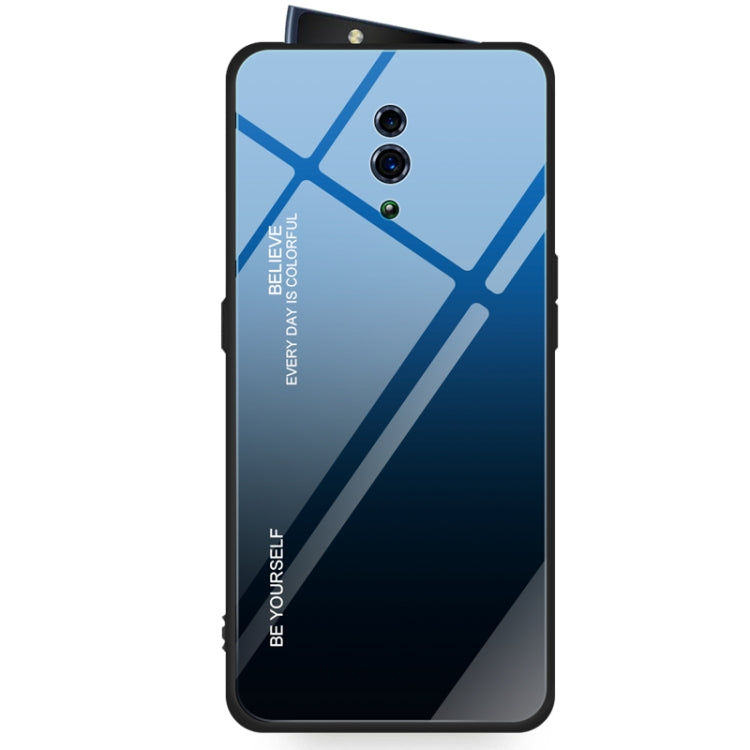 Gradient Color Glass Case, For OPPO Find X, For OPPO K1 / R15X, For OPPO R17