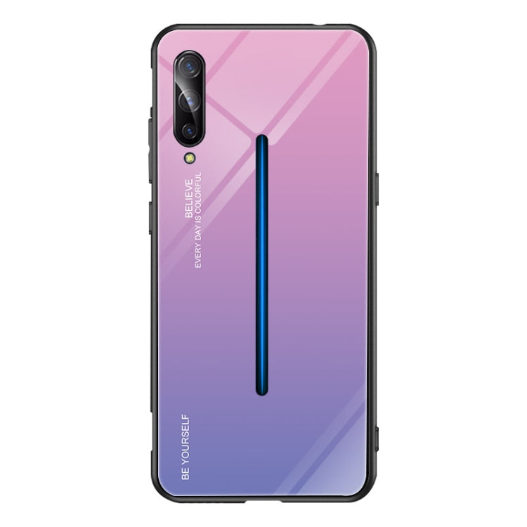 Gradient Color Glass Case, For OPPO Find X, For OPPO K1 / R15X, For OPPO R17