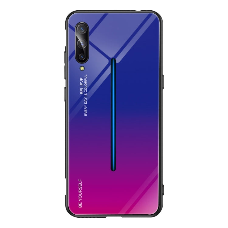 Gradient Color Glass Case, For OPPO Find X, For OPPO K1 / R15X, For OPPO R17