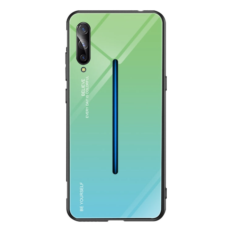 Gradient Color Glass Case, For OPPO Find X, For OPPO K1 / R15X, For OPPO R17
