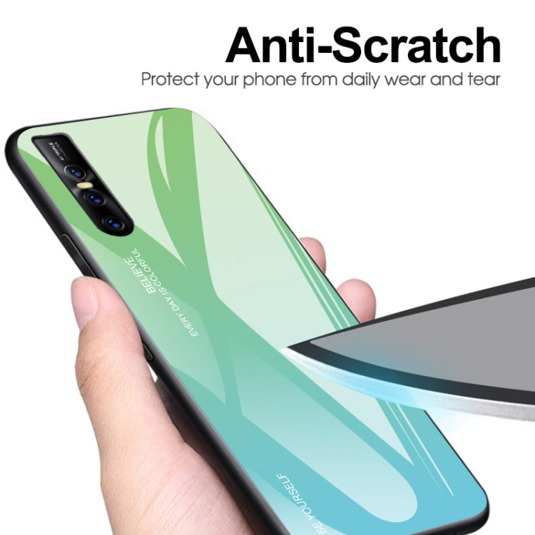 Gradient Color Glass Case, For OPPO Reno, For Galaxy S8, For Vivo IQOO