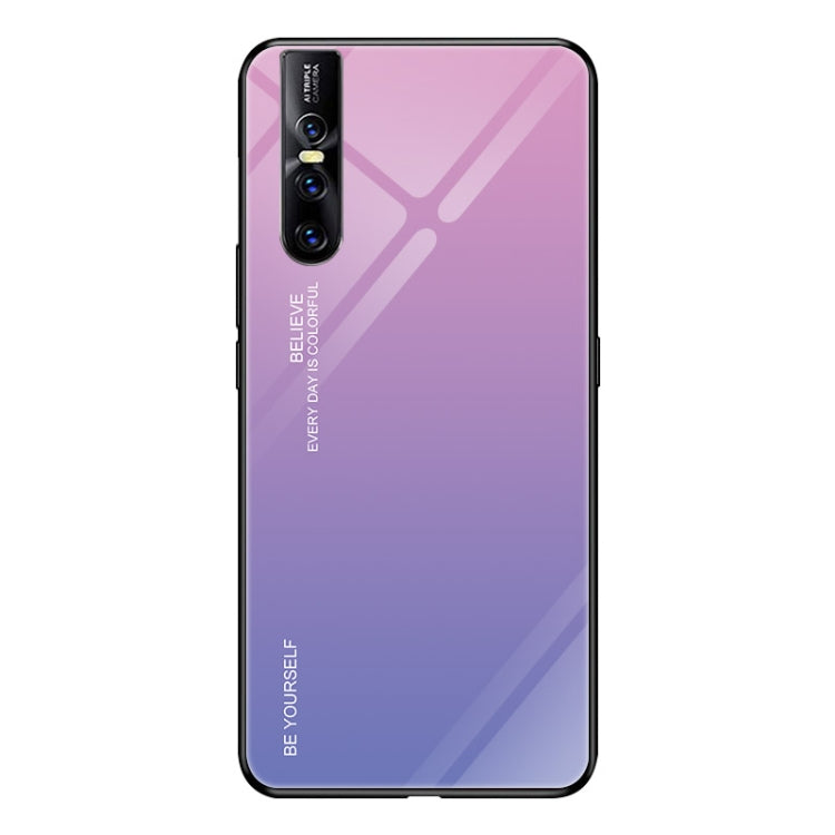 Gradient Color Glass Case, For OPPO Reno, For Galaxy S8, For Vivo IQOO
