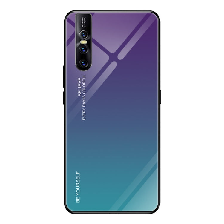Gradient Color Glass Case, For OPPO Reno, For Galaxy S8, For Vivo IQOO