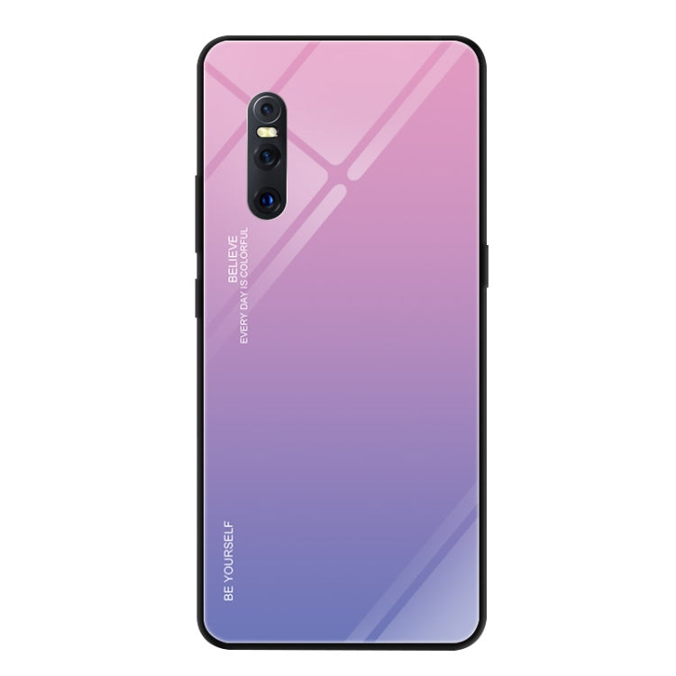 Gradient Color Glass Case, For OPPO Reno, For Galaxy S8, For Vivo IQOO
