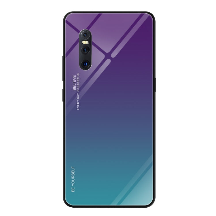 Gradient Color Glass Case, For OPPO Reno, For Galaxy S8, For Vivo IQOO