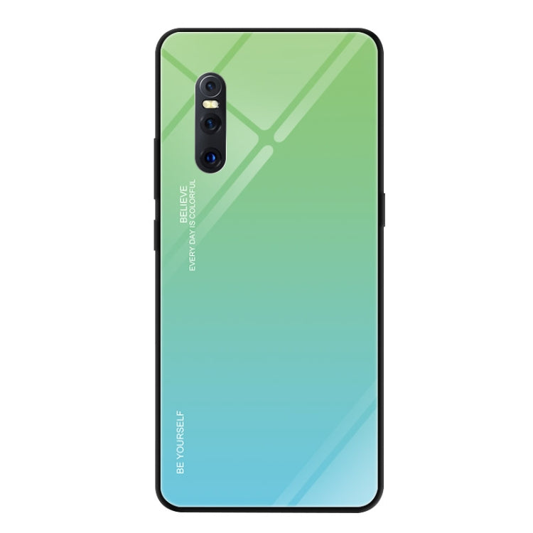 Gradient Color Glass Case, For OPPO Reno, For Galaxy S8, For Vivo IQOO
