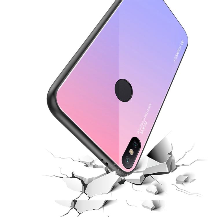 Gradient Color Glass Case, For VIVO V15 Pro, For VIVO X27, For Xiaomi Mi CC9