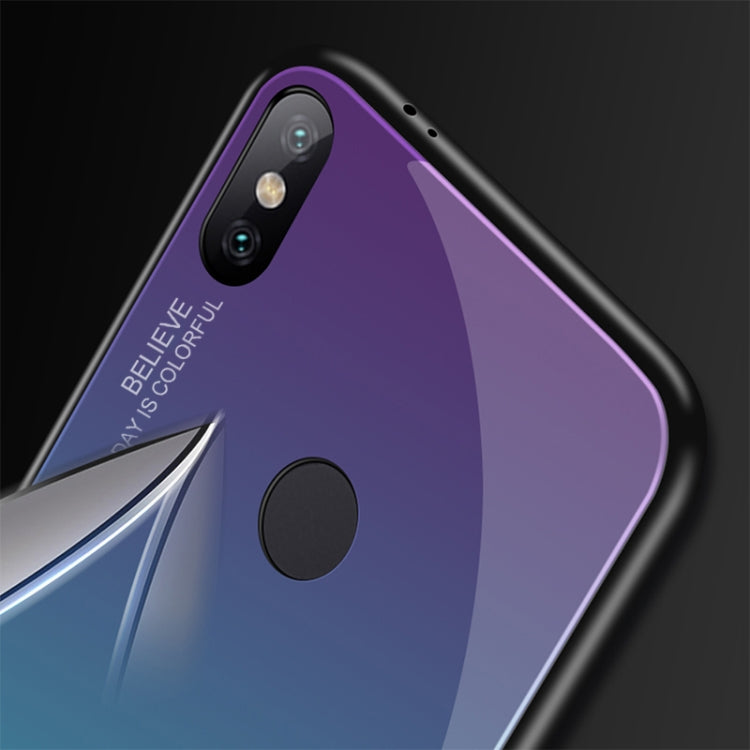 Gradient Color Glass Case, For VIVO V15 Pro, For VIVO X27, For Xiaomi Mi CC9