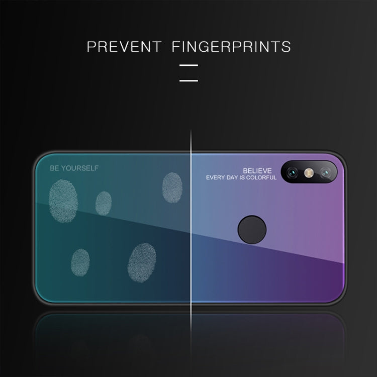 Gradient Color Glass Case, For VIVO V15 Pro, For VIVO X27, For Xiaomi Mi CC9