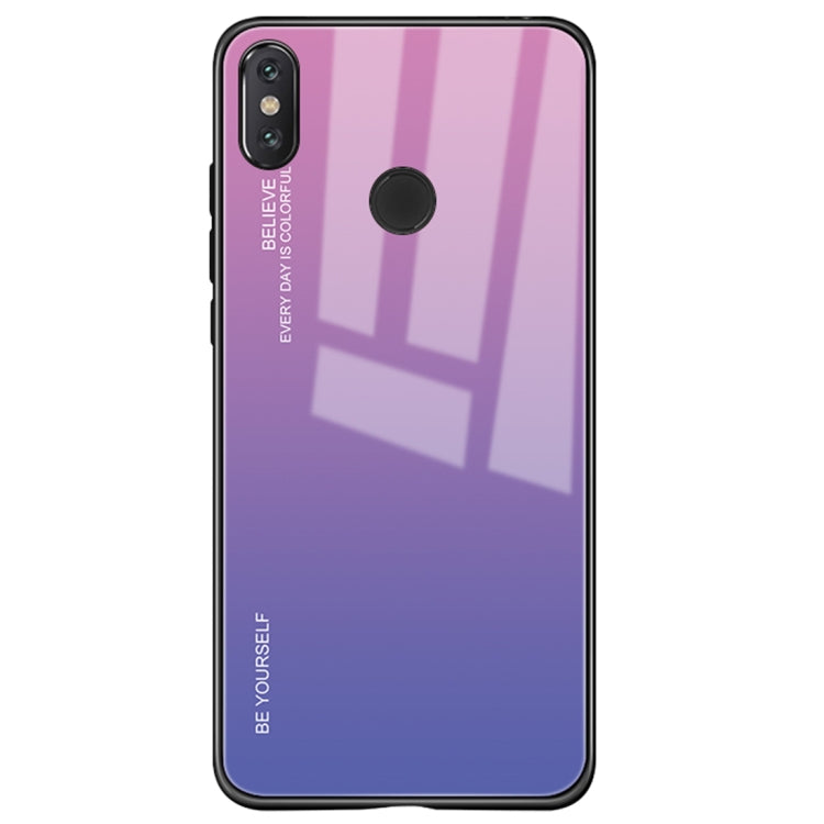 Gradient Color Glass Case, For VIVO V15 Pro, For VIVO X27, For Xiaomi Mi CC9
