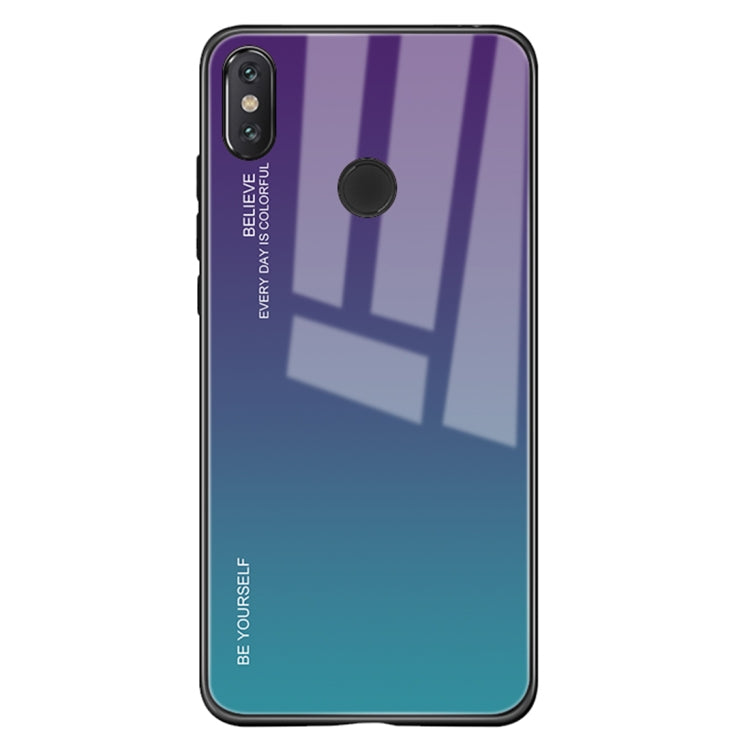 Gradient Color Glass Case, For VIVO V15 Pro, For VIVO X27, For Xiaomi Mi CC9