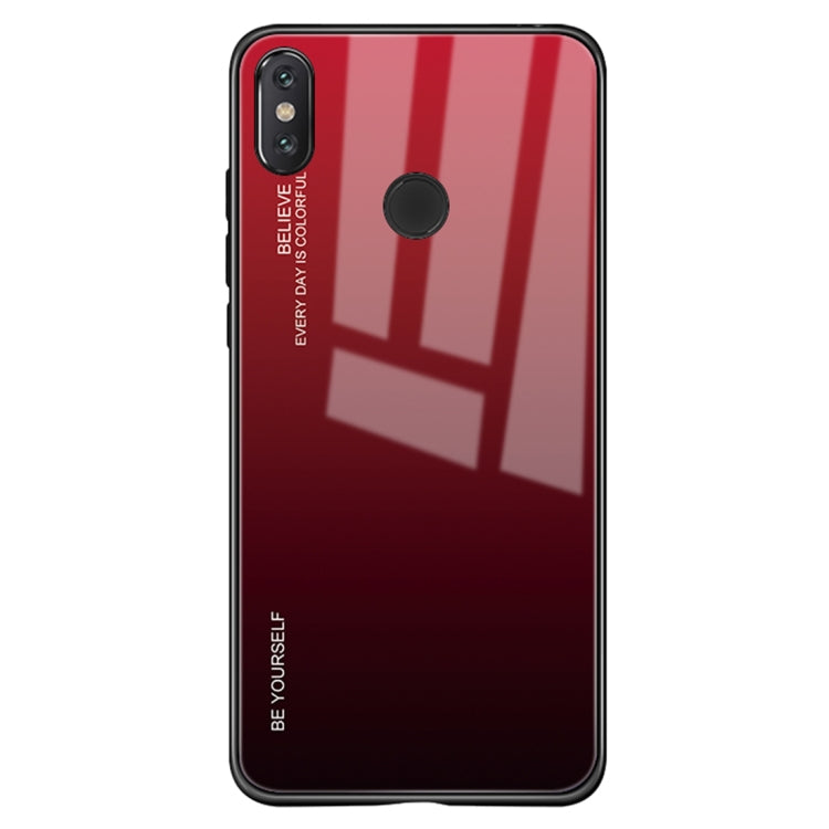 Gradient Color Glass Case, For VIVO V15 Pro, For VIVO X27, For Xiaomi Mi CC9