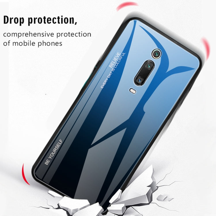 Gradient Color Glass Case, For Xiaomi Mi Mix, For Huawei Y7 (2019), For Huawei Honor 7C
