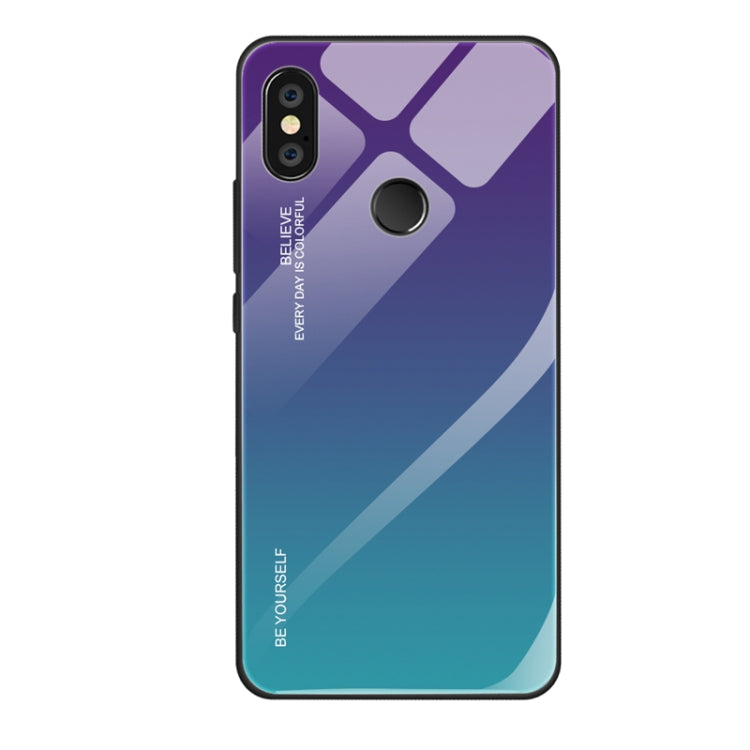 Gradient Color Glass Case, For Xiaomi Mi Mix, For Huawei Y7 (2019), For Huawei Honor 7C