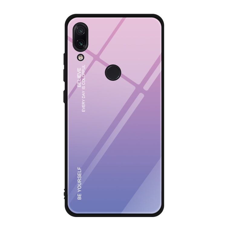 Gradient Color Glass Case, For Xiaomi Mi Mix, For Huawei Y7 (2019), For Huawei Honor 7C