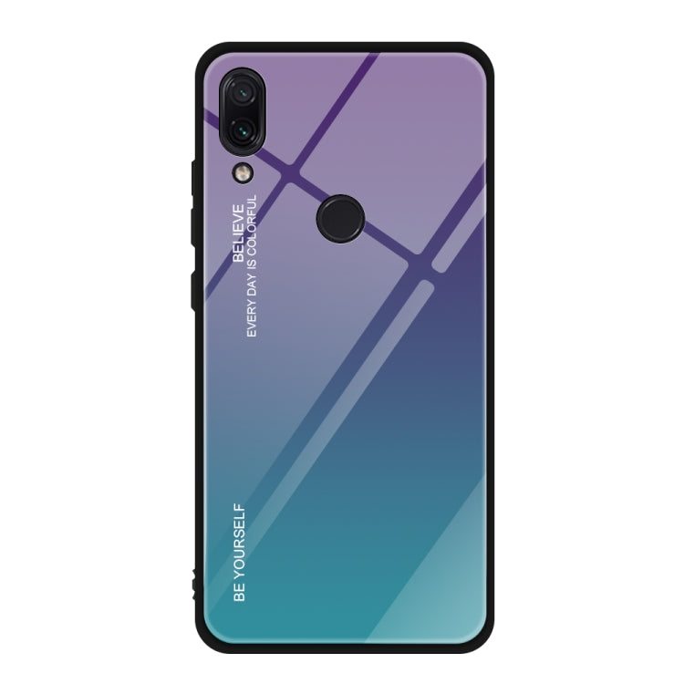 Gradient Color Glass Case, For Xiaomi Mi Mix, For Huawei Y7 (2019), For Huawei Honor 7C