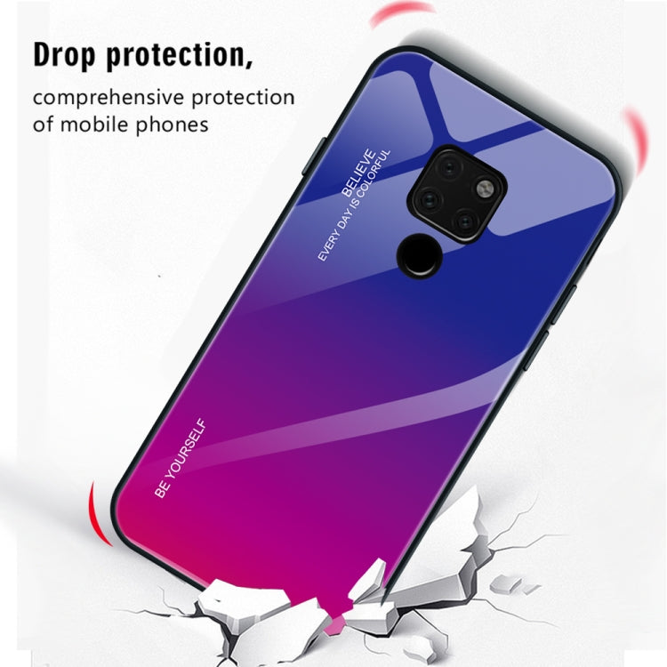 Gradient Color Glass Case, For Huawei Enjoy 9s, For Xiaomi Redmi K20, For Xiaomi Redmi Note 5 Pro