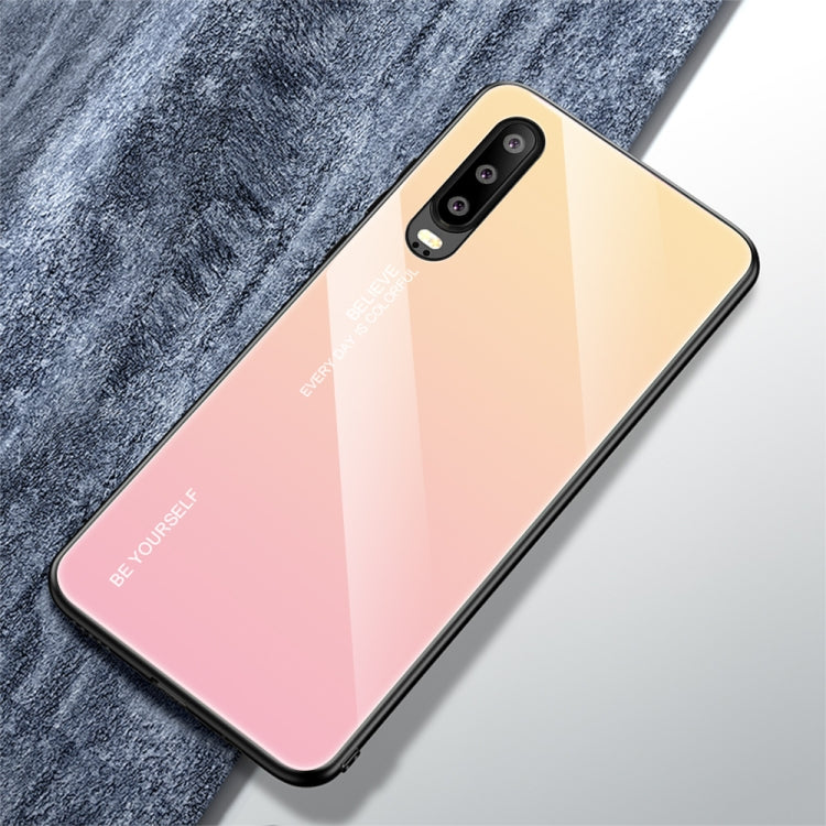 Gradient Color Glass Case, For Huawei Enjoy 9s, For Xiaomi Redmi K20, For Xiaomi Redmi Note 5 Pro