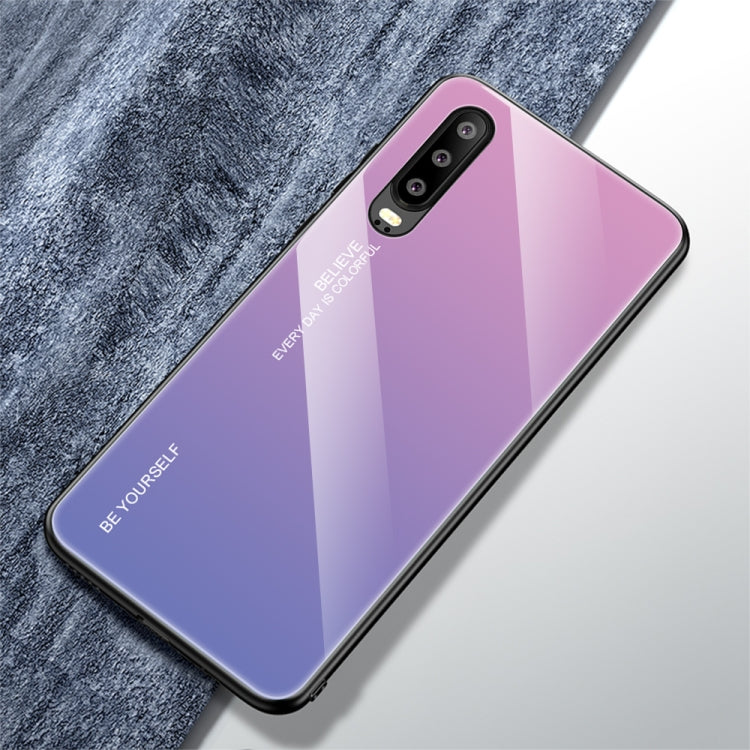 Gradient Color Glass Case, For Huawei Enjoy 9s, For Xiaomi Redmi K20, For Xiaomi Redmi Note 5 Pro