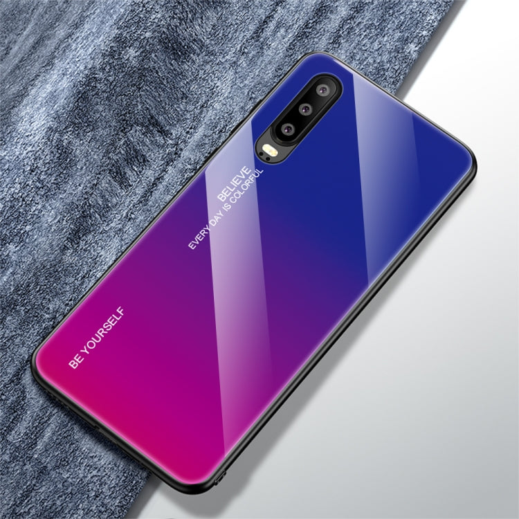 Gradient Color Glass Case, For Huawei Enjoy 9s, For Xiaomi Redmi K20, For Xiaomi Redmi Note 5 Pro
