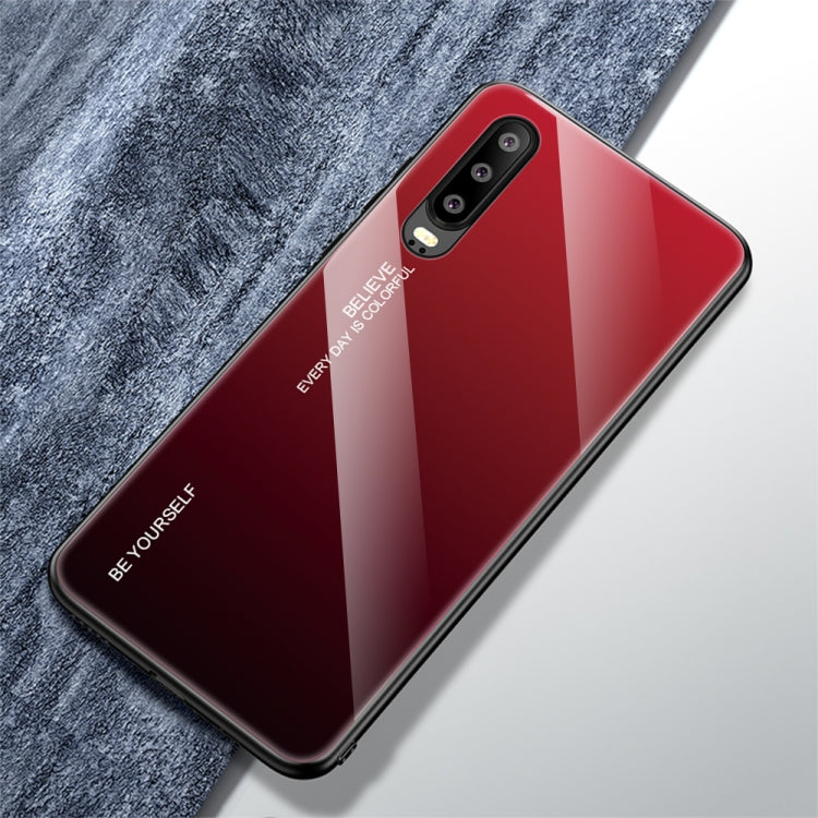 Gradient Color Glass Case, For Huawei Enjoy 9s, For Xiaomi Redmi K20, For Xiaomi Redmi Note 5 Pro