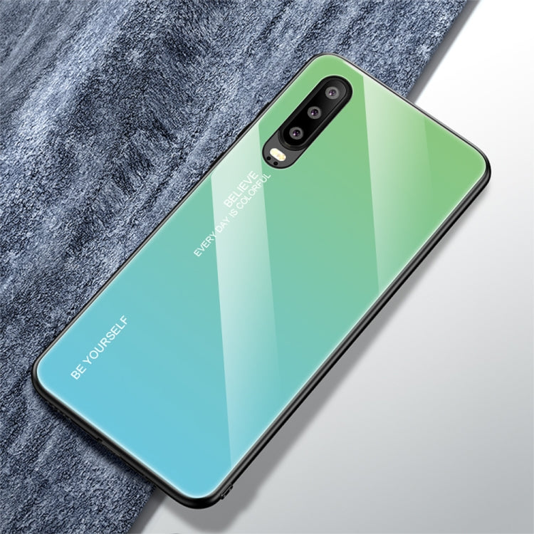 Gradient Color Glass Case, For Huawei Enjoy 9s, For Xiaomi Redmi K20, For Xiaomi Redmi Note 5 Pro