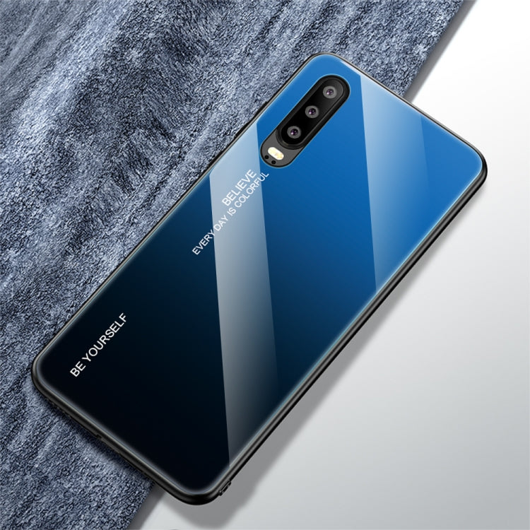Gradient Color Glass Case, For Huawei Enjoy 9s, For Xiaomi Redmi K20, For Xiaomi Redmi Note 5 Pro