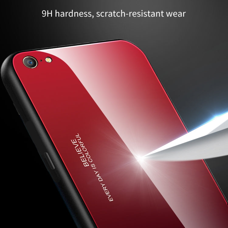 Gradient Color Glass Case, For Huawei P30 Lite, For Huawei P30, For Huawei Y5 (2019)