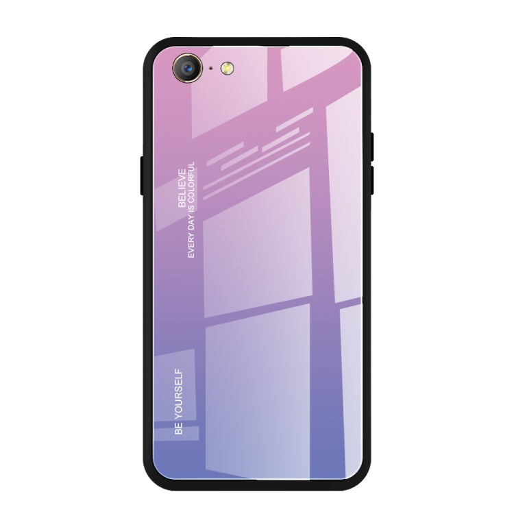 Gradient Color Glass Case, For Huawei P30 Lite, For Huawei P30, For Huawei Y5 (2019)