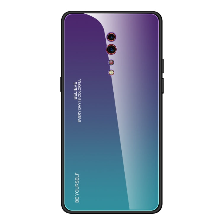 Gradient Color Glass Case, For Huawei P30 Lite, For Huawei P30, For Huawei Y5 (2019)