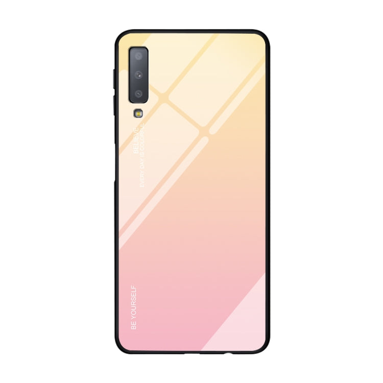Gradient Color Glass Case, For Huawei P30 Lite, For Huawei P30, For Huawei Y5 (2019)