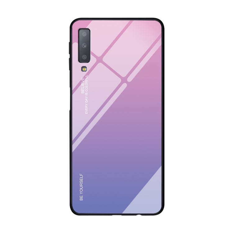 Gradient Color Glass Case, For Huawei P30 Lite, For Huawei P30, For Huawei Y5 (2019)