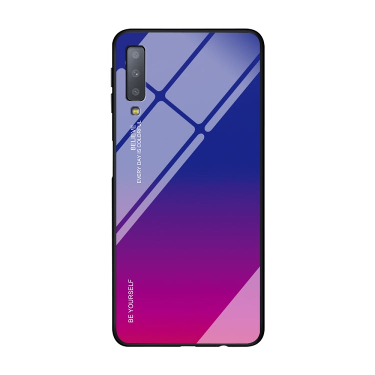 Gradient Color Glass Case, For Huawei P30 Lite, For Huawei P30, For Huawei Y5 (2019)