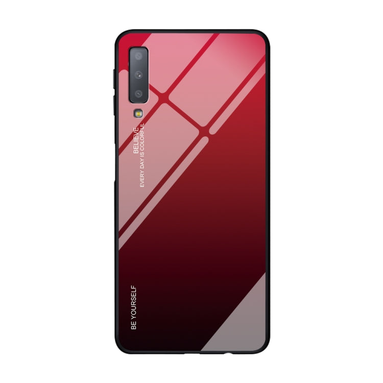 Gradient Color Glass Case, For Huawei P30 Lite, For Huawei P30, For Huawei Y5 (2019)