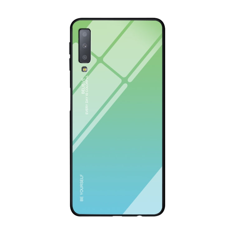 Gradient Color Glass Case, For Huawei P30 Lite, For Huawei P30, For Huawei Y5 (2019)