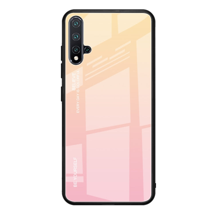 Gradient Color Glass Case, For Huawei Honor 8X, For Huawei Honor 10 Lite, For Huawei Nova 5i Pro