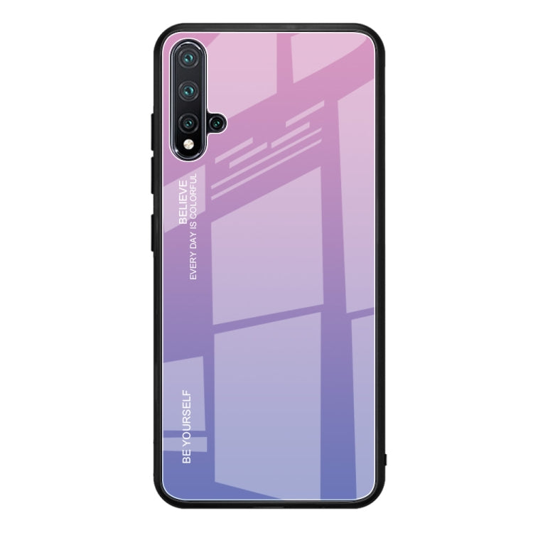 Gradient Color Glass Case, For Huawei Honor 8X, For Huawei Honor 10 Lite, For Huawei Nova 5i Pro