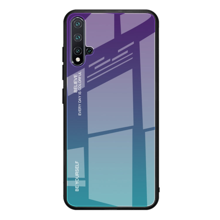 Gradient Color Glass Case, For Huawei Honor 8X, For Huawei Honor 10 Lite, For Huawei Nova 5i Pro