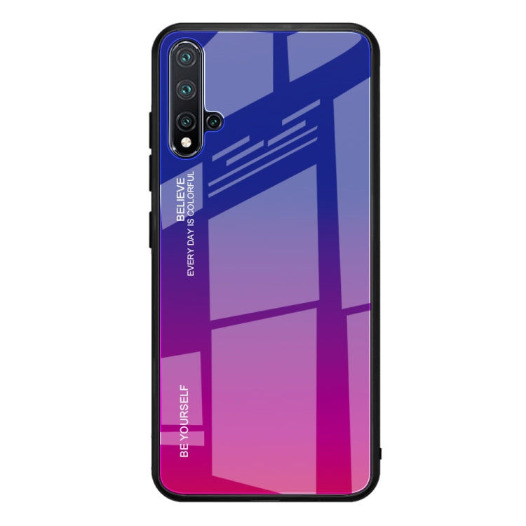 Gradient Color Glass Case, For Huawei Honor 8X, For Huawei Honor 10 Lite, For Huawei Nova 5i Pro
