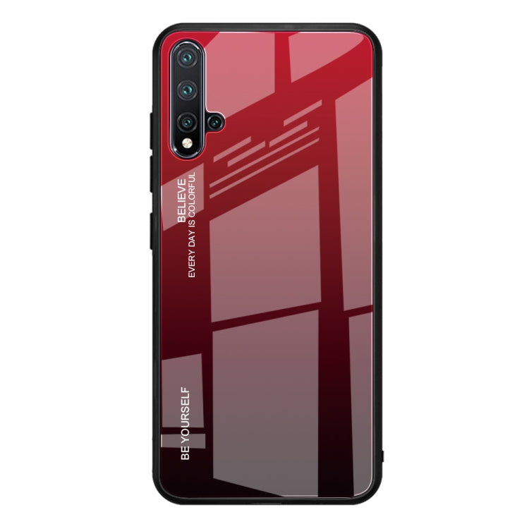 Gradient Color Glass Case, For Huawei Honor 8X, For Huawei Honor 10 Lite, For Huawei Nova 5i Pro