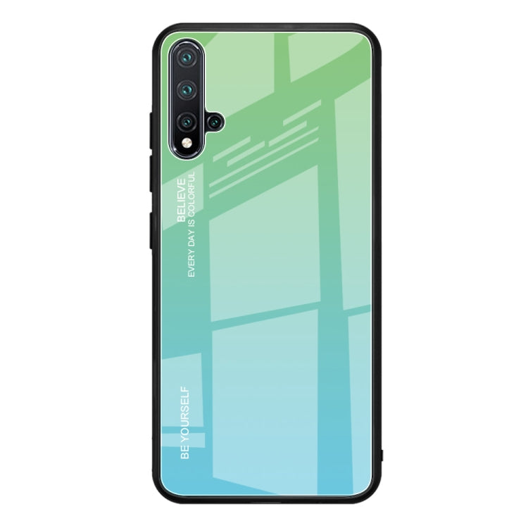 Gradient Color Glass Case, For Huawei Honor 8X, For Huawei Honor 10 Lite, For Huawei Nova 5i Pro