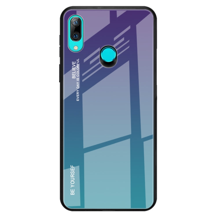 Gradient Color Glass Case, For OPPO F11 / A9, For OPPO A57 / A39, For OPPO Reno Z